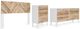 Signature Design by Ashley® Piperton 3-Piece Two-Tone Brown/White Queen Panel Headboard Set-0