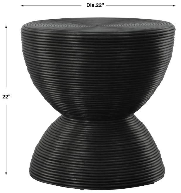 Uttermost® Bongo Black Side Table-2