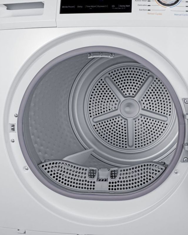Summit® 4.4 Cu. Ft. White Front Load Ventless Electric Dryer-3