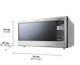 Panasonic Inverter® 1.2 Cu. Ft. Stainless Steel Countertop Microwave-1