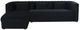 TOV Furniture Callie 2-Piece Black Left Arm Facing L-Shaped Sectional-3