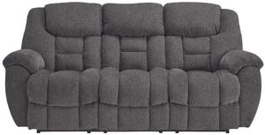 Signature Design by Ashley® Foreside Charcoal Manual Reclining Sofa Signature Design by Ashley® Foreside Charcoal Manual Reclining Sofa