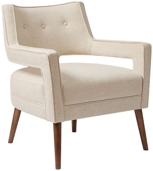 Olliix by Madison Park Cream Palmer Accent Chair-1