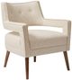 Olliix by Madison Park Cream Palmer Accent Chair-1