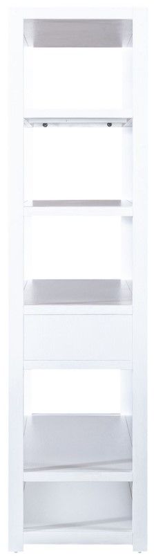 Liberty Furniture East End Wirebrushed White Accent Bookcase-3