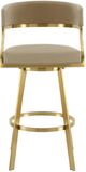 Armen Living Saturn Gold/Light Sand Bar Stool-1