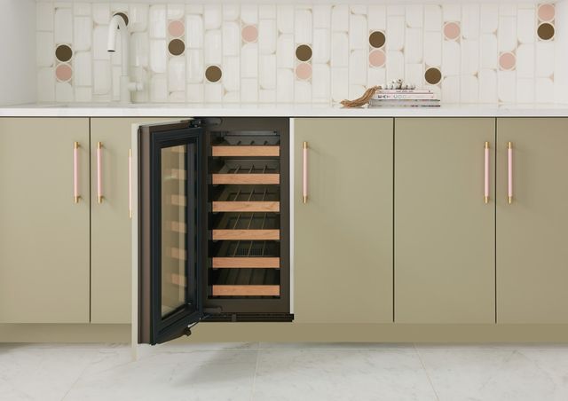 Sub-Zero® Designer Series 15" 3.1 Cu. Ft. Panel Ready Left Hinge Undercounter Beverage Center with Solid Door-2