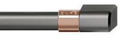 Café™ Brushed Black Refrigeration Handle Kit-1