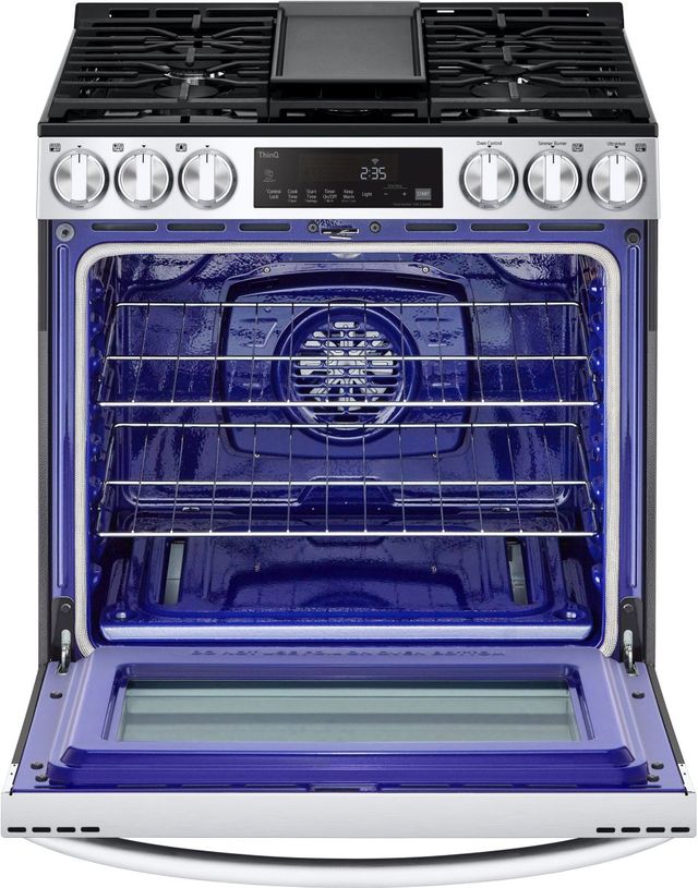 LG 30" PrintProof™ Stainless Steel Slide In Gas Range-5