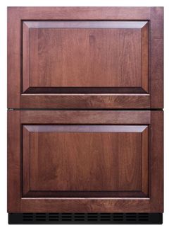Summit® 24" Custom Panel Ready Refrigerator Drawers