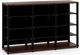 Salamander Designs® Synergy Triple 40 AV Cabinet-Dark Walnut/Black-0