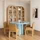 TOV Furniture Elora Blue Round Dining Table-1
