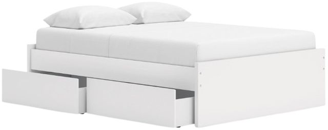 Signature Design by Ashley® Onita White King Platform Storage Bed-4