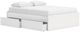 Signature Design by Ashley® Onita White King Platform Storage Bed-4
