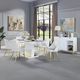 ACME Furniture Gaines 2-Piece Gold/White Side Chair Set-1
