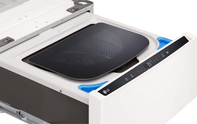 LG SideKick® 27” W x 15" H Alpine White Laundry Pedestal with Detergent and Softener Dispensers-2