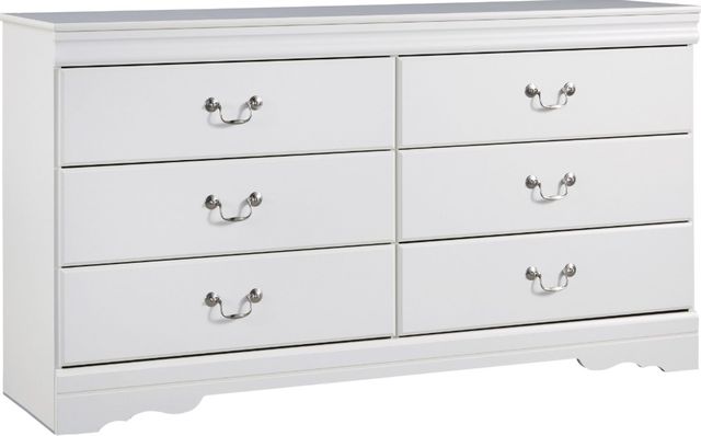 Signature Design by Ashley® Anarasia 5 Piece White Full Sleigh Bed Set-2