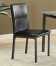 Coaster® Garza 2-Piece Black Upholstered Dining Chairs-3