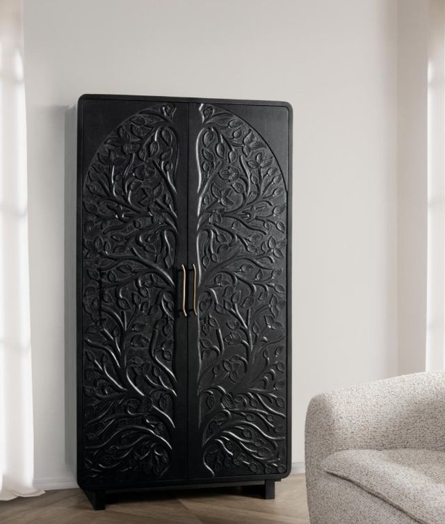 Classic Home Albero Black Tall Cabinet-1
