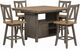 Liberty Furniture Lindsey Farm 5-Piece Gray/Sandstone Gathering Dining Table Set-0