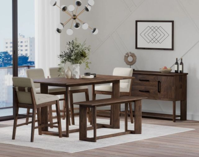 Emerald Home Ronan 2-Piece Brown/Gray Gathering Stool-1