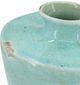 A & B Home Bright Blue Glaze Terracotta Vase-5