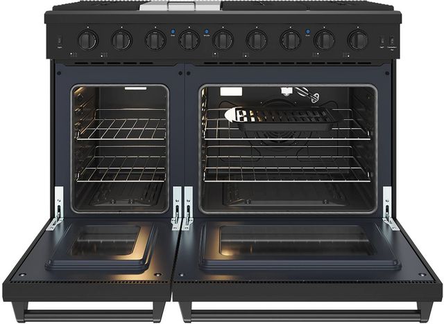 Thor Kitchen L Series 48" Matte Black Pro Style Gas Range-1