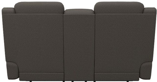La-Z-Boy® Joel Pewter Manual Reclining Loveseat with Console-2