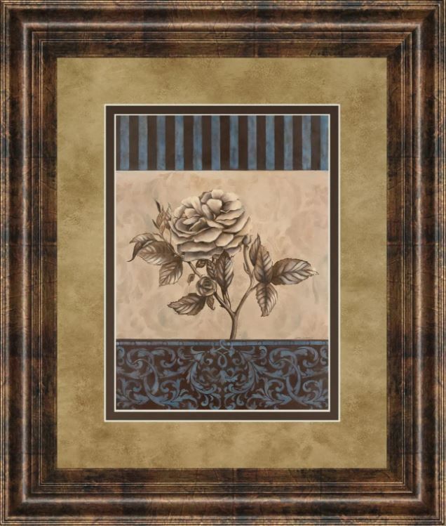 Classy Art Rose Refined II by Carol Robinson Framed Print Wall Art-1