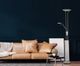 Cal® Lighting & Accessories Brushed Steel Floor Lamp-1