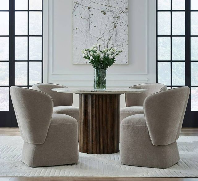 Liberty Furniture 4-Piece Truffle Shelter Side Panels Dining Chair Set-1