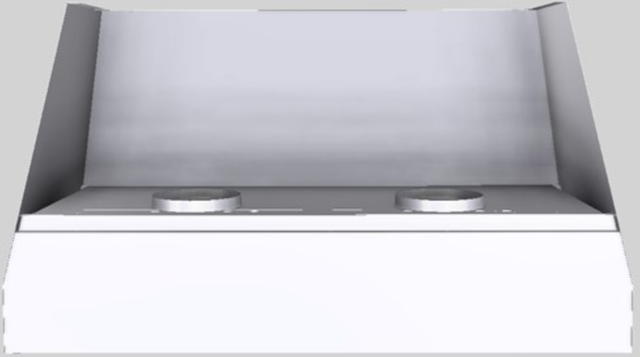Vent-A-Hood® Designer Series 54" White Wall Mounted Range Hood-2