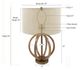 A & B Home Natural Brown Openwork Table Lamp-1