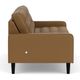 EQ3 Reverie Leather Apartment Sofa with Low Armrest-3