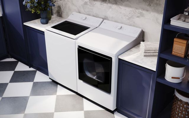 LG 7.3 Cu. Ft. Alpine White Front Load Gas Dryer -18