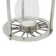 A & B Home Gobeil Silver Aluminum Hourglass-3