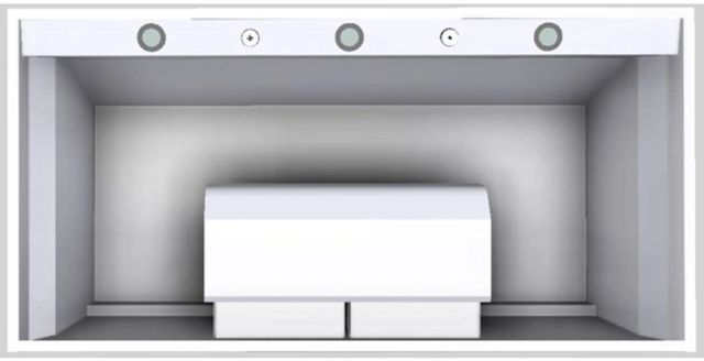 Vent-A-Hood® Designer Series 48" White Wall Mounted Range Hood-3