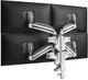 Chief® Kontour™ KX Series White Quad Monitor Arm Column Desk Mount-0