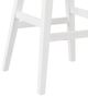 HH2 Home Clarion Sea White Wood/Upholstered Swivel Bar Stool-4
