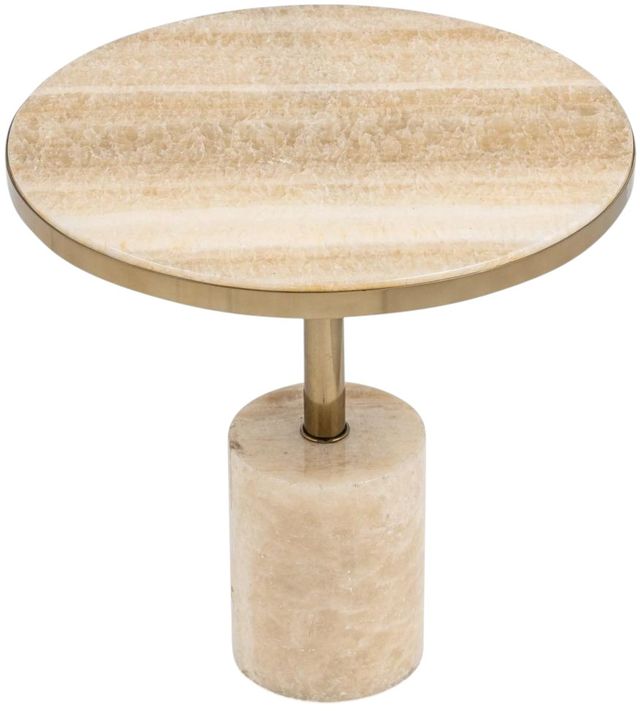 Classic Home Jordyn Champagne Large Accent Table-2