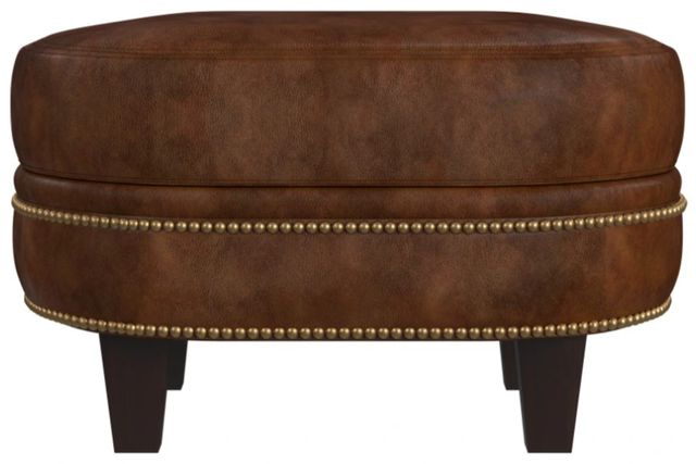 Bradington-Young Richardson Cognac Ottoman-1