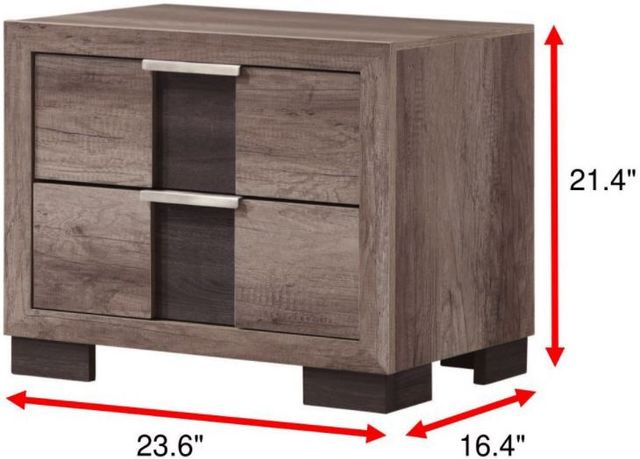 Crown Mark Rangley Brown Nightstand-2