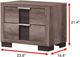 Crown Mark Rangley Brown Nightstand-2