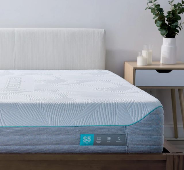 BEDGEAR® S5 Performance® 10" Memory Foam Medium Tight Top Split King Mattress in a Box Includes 2 Pieces-1