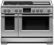 Fisher & Paykel Series 9 48" Stainless Steel Pro Style Dual Fuel Range-0