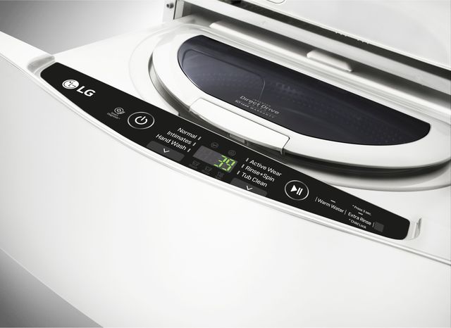 LG White Front Load Laundry Pair-3