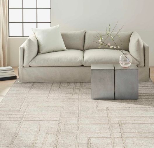 Nourison Home™ CK045 Impressions Silver 5'x7' Area Rug-1