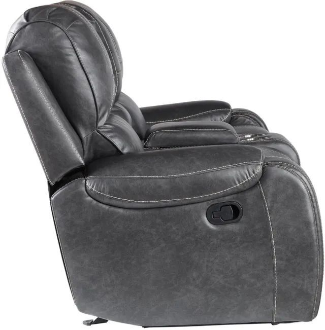 Steve Silver Co. Keily Dove Gray Manual Swivel Glider Recliner-3