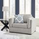 Benchcraft® Evansley Pewter Chair and a Half-4