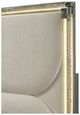 Furniture of America® Sheridan Silver/White Eastern King Panel Bed-1
